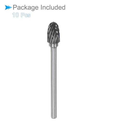 Fresas rotativas de carburo de tungsteno 6mm, 10 piezas miniatura 6