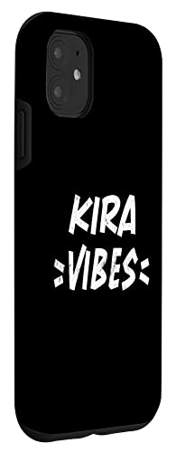 Iphone 11 Kira Vibes Matching Squad Family Reunion First Last Name Tea Case #TOP2