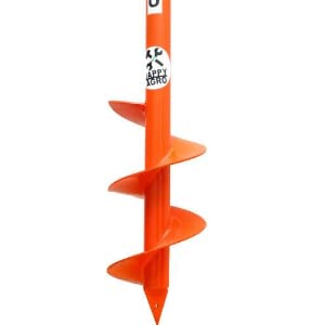 Image of Hand Post Hole balde Digger - Earth Garden Auger Drill Non-Slip Handle, Spiral Drill Planter Bit for Planting Trees, Seedlings, Bedding Plants,Deep Cultivating, 6inch Daimter