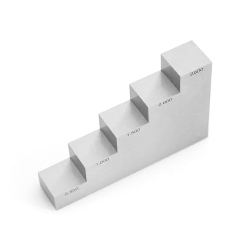 1018 Bloques de Calibración de Acero para Calibrador de Espesor Ultrasónico con Grosor 0.500" 1.000" 1.500" 2.000" 2.500" miniatura 5