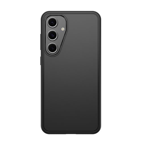 Image of OtterBox Samsung Galaxy S24 FE Symmetry Series Case - Black, Ultra-Sleek, Wireless Charging Compatible, Raised Edges Protect Camera & Screen