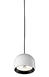 Aluminiumkorpus Flos WAN S BCO, Glas, weiß, 11,5x8,9cm
