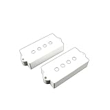 Pickup Cover Set for P Bass White Allparts PC-0951-025