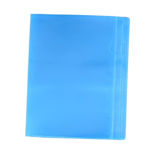 KALLORY A4透明ファイルフォルダー 30個セット L字型書類拡張ウォレット 耐変形プラスチック素材 オフィス 学校用書類管理ホルダー