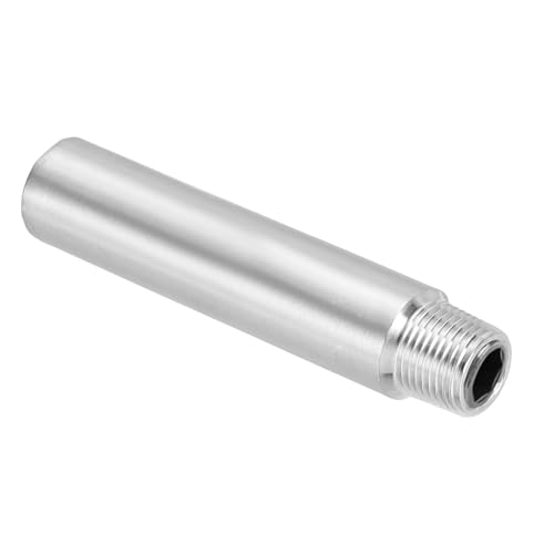 ANDARS Prolunga per Soffione Doccia, 11,4 cm Acciaio Inox Tubo di Collegamento, con Filettatura da 1/2 Pollice Tubo di Prolunga per Soffione Doccia, per Soffioni Doccia e Rubinetti da Bagno