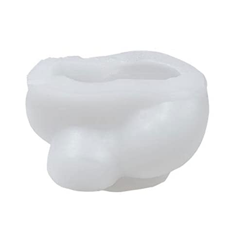 NOPEILVI Silikonform DIY -Knoten -geformtes Kerzenform 3D -Seifenschokoladenbackform 8.6x6.3x5,6 cm Cover