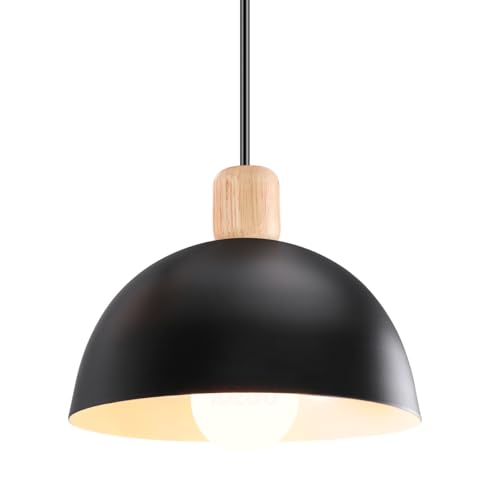 iDEGU Lustre Suspension Rétro Suspension Luminaire Moderne Style Demi-Cercle Plafonnier E27 en...