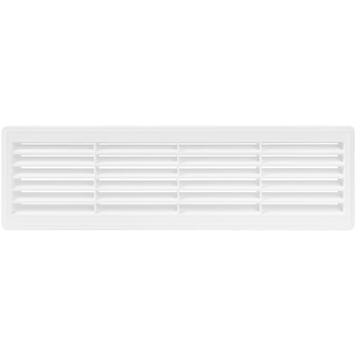 120 x 440 mm Plastic Ventilation Grille for Interior Doors White