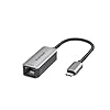 BrosTrend Adaptador USB C a Ethernet de 2.5 GB, adaptador de red USB 3.2 a RJ45 de aluminio Plug & Play para laptop, MacBook Pro/Air, iPad, compatible con Thunderbolt, Windows, MacOS, iOS, protección