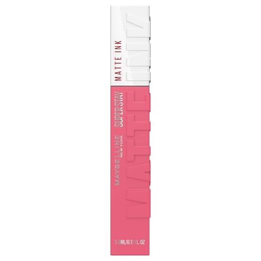 Maybelline New York SuperStay Matte Ink, Pintalabios Mate de Larga Duración, Tono 125 - Inspirer, Malva Oscuro
