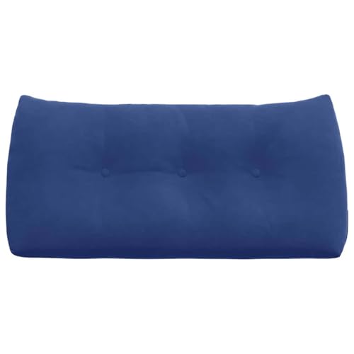 Coussin de dossier velours bleu pour des soirées lecture parfaites