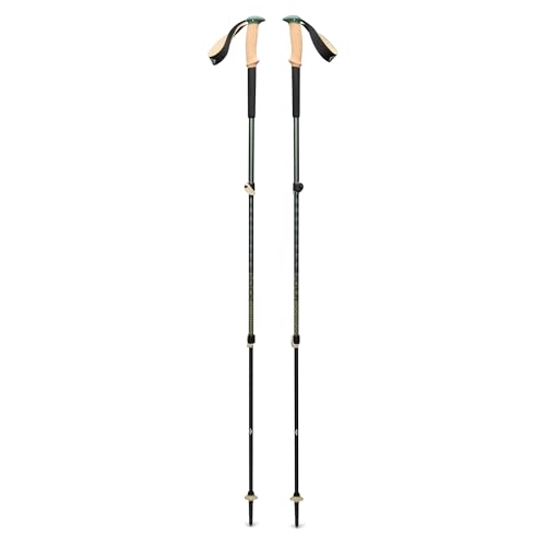 BLACK DIAMOND Trail Cork Trekking Poles (Pair) Cork Grips Laurel Green