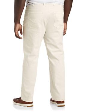 True Nation by DXL Men's Big and Tall Garment Dyed Stretch Twill Pants2