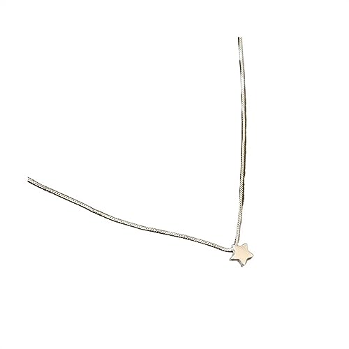 Colliers de Pendentif 925 Collier en Forme de Coeur Argent pour Femme Chic