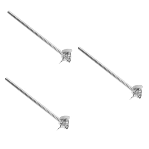 LIOOBO 1 Set Stainless Steel Three Stirring Rod for Electric Overhead Mixer - Durable Lab Anchor Paddle Mixer Shaft for Efficient Industrial Mixing and Stirring Applications