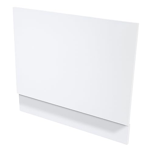 Image of Waterproof Bath Panel Set – 1700mm Front & 700mm End Panel with Adjustable Plinth 100% Waterproof PVC Foam Board, High-Gloss White Finish, Scratch & UV Resistant, Easy DIY Installation (End Panel)