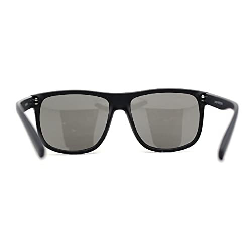 Image of SA106 Mens Kush Classic Matte Black Frame Sport Horn Rim Sunglasses