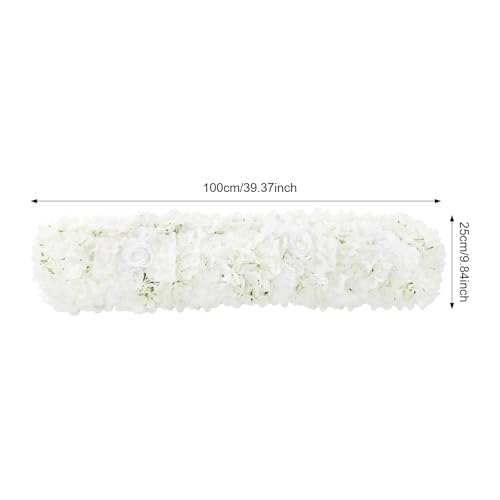 Guirlande fleurs artificielles soie 100x25cm table mariage