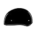 Daytona HELMETS Motorcycle Half Helmet Skull Cap- Hi-Gloss Black 100% DOT Approved