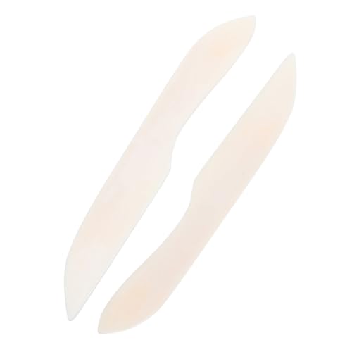 DOITOOL Efficient Clay Cutting Tool 2pcs Bone Folder Multipurpose Craft Scorer for Bookbinding DIY Projects