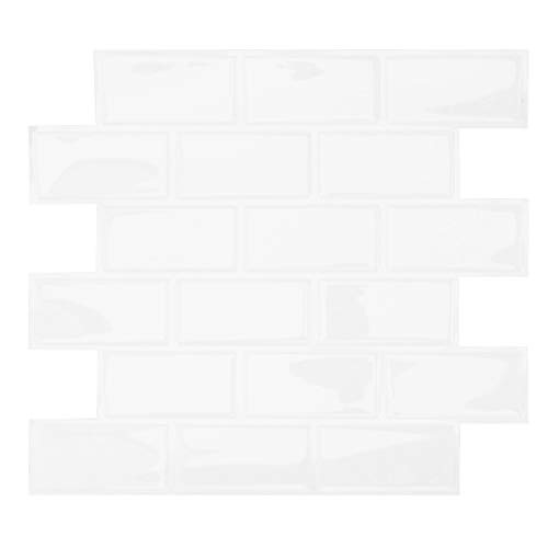 NUOBESTY Pintado Autoadhesivo Azulejo De Pared Adhesivo De Para Cocina Azulejo De Cocina Protector Contra Salpicaduras