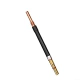 Filteilect MIG-Schweißverbinder für Schweißgerät, gerader Rohradapter, Messing, interne Schraubverbindungsstange für MIG und Taschenlampen, kompatibel mit (500 A)