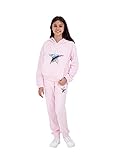 Star Ride Girls 2-Piece Hoodie and Jogger Sweatpant Set (Orchid Pink, 6X)