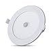 REYLAX® Plafonnier Downlight à LED avec Détecteur de Mouvement, 12W Tricolore Température 1000lm, éclairage Encastré, Lumière avec Driver Intégré et Capteur de Lumière
