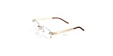 Kazuo Kawasaki Eyeglasses 704 Sarah Palin Eyeglasses, Gold 11 (Size 51, Shape SP)