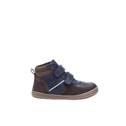 Baskets barefoot enfant mid BATA chaussure souple de marche avec sangle