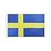 AZ FLAG - Flagge Schweden - 150x90 cm - Schwedische Fahne 90 x 150 Cm Scheide Für Mast - Flaggen Feiner Polyester