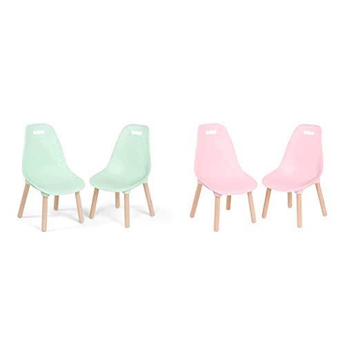B. spaces by Battat - Kid Century Modern: Chair Set - Stabile Kinderstühle in Mintgrün (2 Stühle), Kunststoff, Mint, Kindergröße Cover