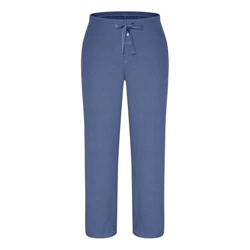 Pajama Pants for Mens Plain, Men Soft Pj Bottoms Elastic Waist Men Pjs Pants Comfy Lounge Pajamas Trousers4