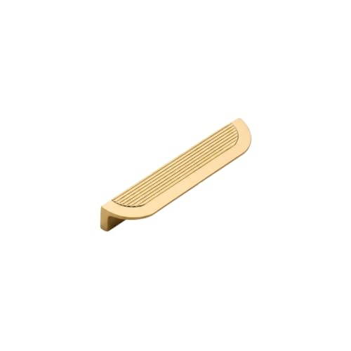 Image of VEZEL Aluminium Cabinet Handle /Wardrobe Handle - Modern Cabinet Pull Push Handles for Cabinets, Wardrobe, Drawer & Cupboard Furniture (PVD Gold) - 96mm - Pack of 1-| 3 Years Warranty |