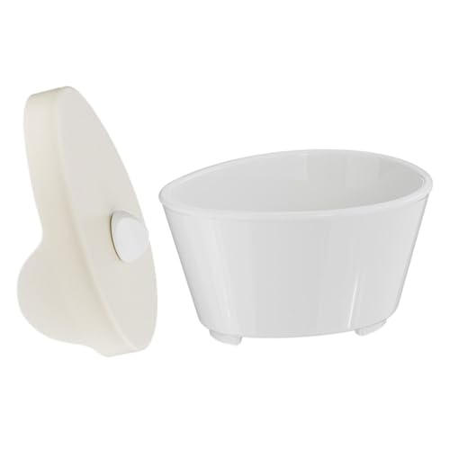 ZUNOXAZ Caja De Cocción De Cocción De Arroz Bandeja Humeante Cesta Humeante Para Cocinar Olla De Vapor De Verduras Para Albóndigas Cesta De Vapor De Carne Cerámica Blanco