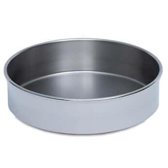 W.S. Tyler 8491 Receiving Pan for 8" Diameter Stainless Steel Full Height Sieves