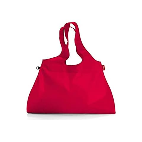 mini maxi shopper L 44 x 68 x 9 cm 22 Liter rot Cover