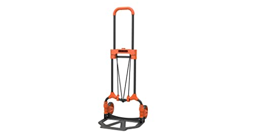 Black+Decker BXWT-H200 - Carretilla de Mano, Color Negro y Naranja
