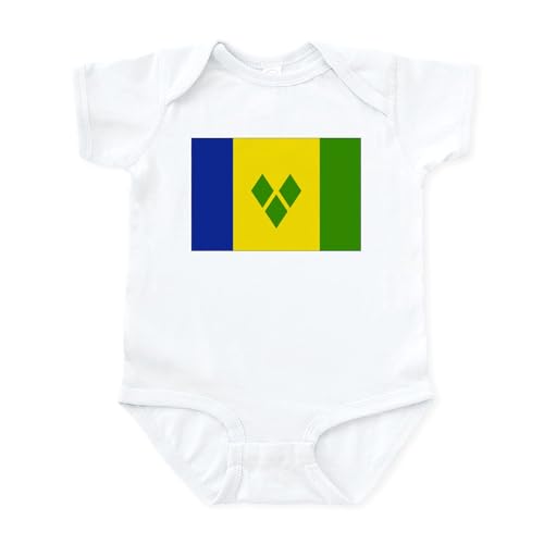 CafePress Saint Vincent and Grenadines Infant Bodysuit Cute Infant Bodysuit Baby Romper