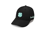 Black Clover New Women's Live Lucky Hollywood 32 Black Adjustable Toggle Golf Hat/Cap