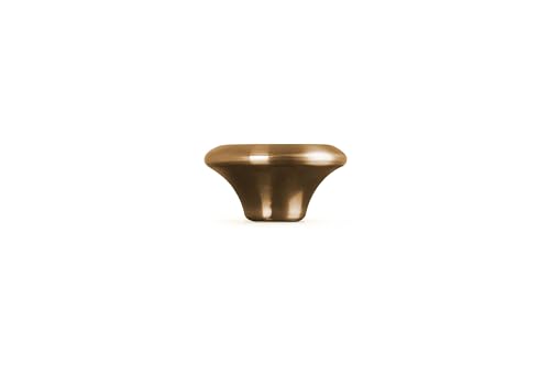 Le Creuset LS9435-47 Signature Stainless Steel Knob, Medium, Gold, 18-8 Steel