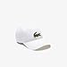 Lacoste Men's Crocodile Badge Twill Cap, White, One Size