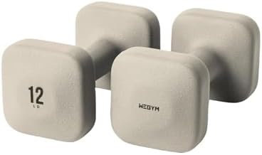 WeGym SafeGrip Square Dumbbells with Anti Slip Handles, Aesthetic Free Weights for Home Workouts, Stable Design Prevents Rolling during Floor Exercises 11