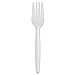 Dixie Ssf21p Smartstock Plastic Cutlery Refill, 5.8In, Fork, White, 40/Pack, 24 Packs/Case
