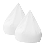 Ciieeo 2 pièces Housse Intérieure pour Pouf Filet Respirant sans Remplissage Doublure et...