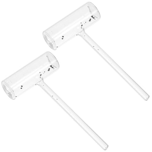 IDEANATEGRATE Equipo de Sublimación de 2 Tubos de Vidrio Sellados para Experimentos Educativos de Física Transparente sin Fugas Demostración de Sublimación y Condensación para Laboratorio