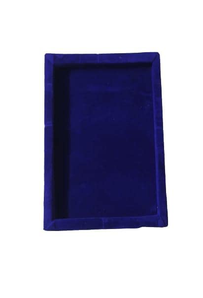 LUCKY STORE (6 x 9 inch Velvet Tray For Jewellery Display/Jewellery Display Organizer Tray - Pack Of 1 Piece
