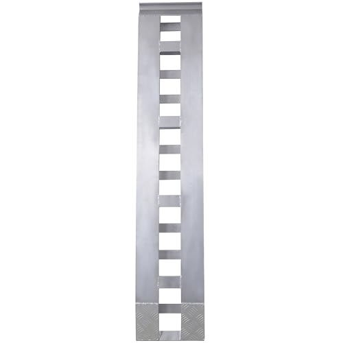 Rampas de carga pesadas Gecheer de aluminio, 72 x 14 pulgadas, capacidad de 6600 libras por par, para motocicletas, ATV, UTV y tractores, diseño antideslizante y a prueba de volcamiento, ligeras y portátiles miniatura 7