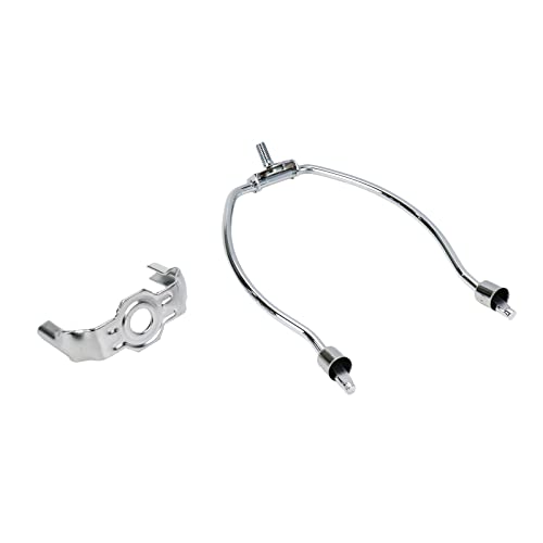 Utalind 6 Inch Lamp Harp Fitter For Lamp Shades Polished Chrome (Without Finial)Pack Of 2 #TOP3