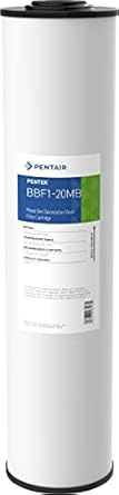 Pentair Pentek BBF1-20MB Big Blue Deionization Water Filter, 20-Inch, Mixed Bed Deionization Filter Cartridge, 20&#34; x 4.5&#34;